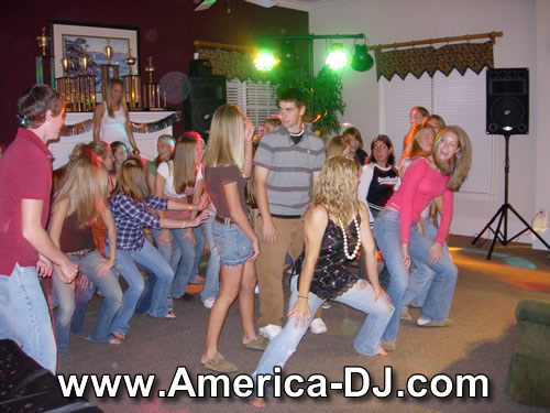 Sweet 16 Sixteen Birthday Party - everyone is doing the Cha Cha Slide -image
