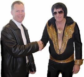 DJ Tony Johnson and America DJ's Elvis Impersonator 