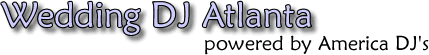 Wedding DJ Atlanta - powered by America DJ's logo